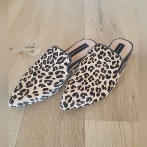 Steven by Steve Madden Leopard Mules